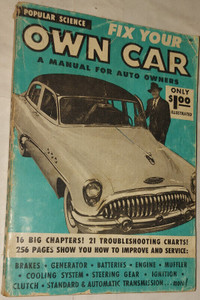 1954 Popular Science Auto Owners Manual