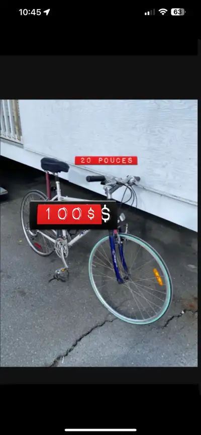 Vélo MIKADO 24 vit NOUVEAU PRIX 100$, View more