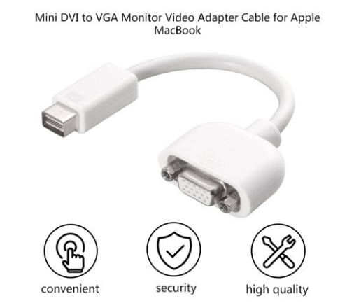 Genuine Brand New Apple Mini-DVI to VGA Adapter in Cables & Connectors in Mississauga / Peel Region - Image 2