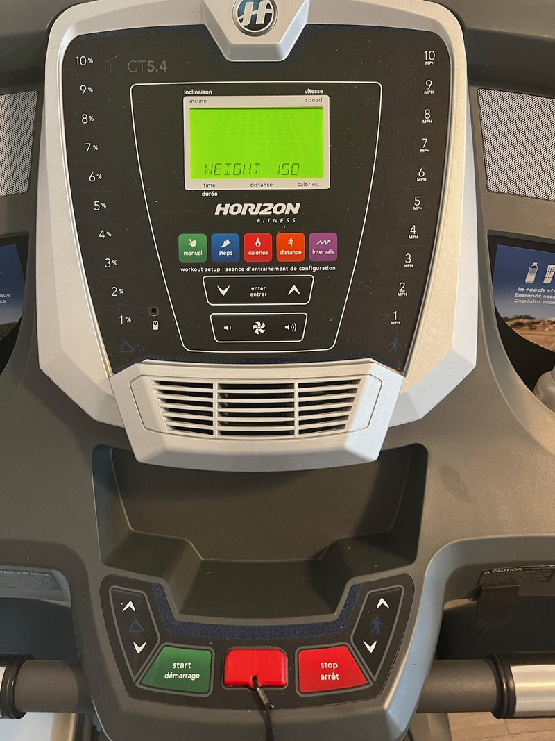 Horizon ct5.4 treadmill for sale  