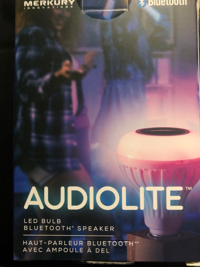 AUDIOLITE  LED Bluetooth Speaker  in Speakers in Oakville / Halton Region - Image 2