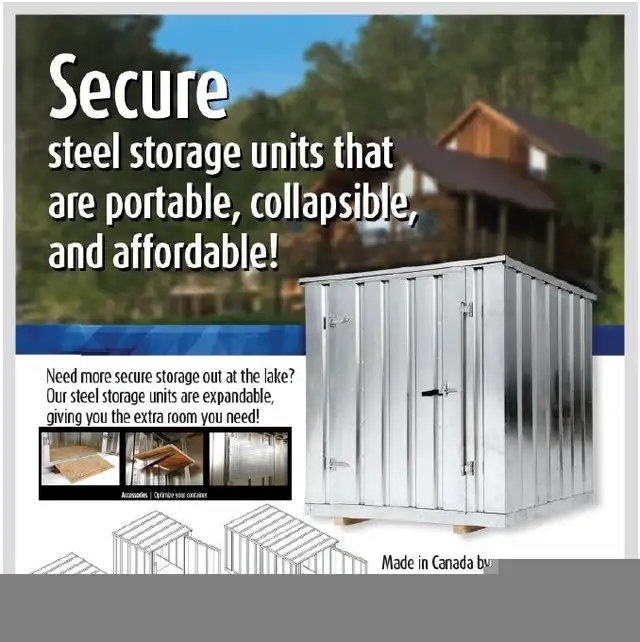 CANADA'S FAVORITE SHEDS SINCE 2010. KWIK-STOR STORAGE CONTAINERS in Outdoor Tools & Storage in City of Toronto - Image 6