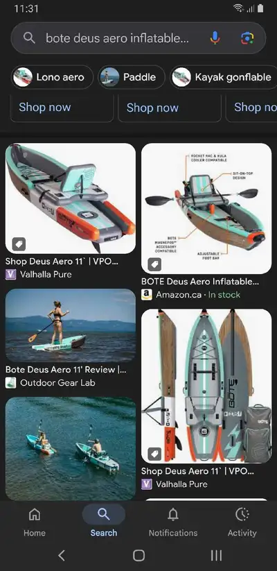 BOTE Deus Aero Inflatable Kayak & Stand Up Paddle Board , View more
