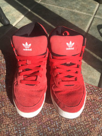 Adidas Red high tops