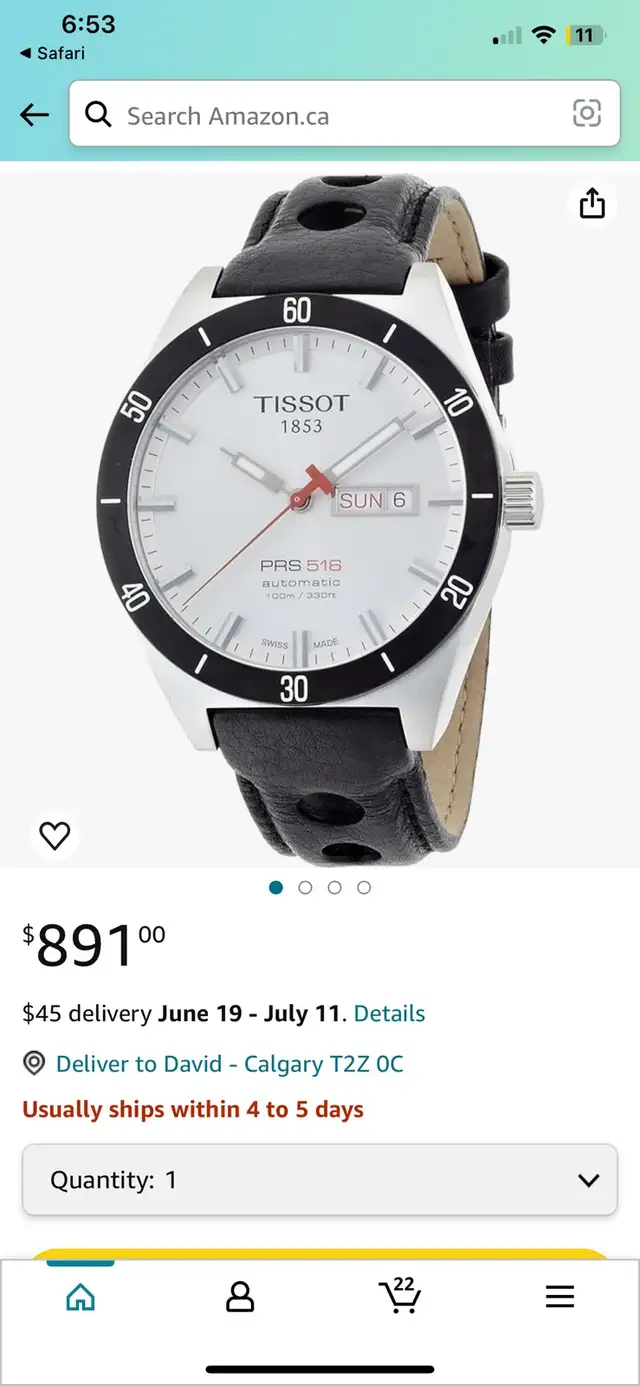 Tissot prs 516 automatic watch62866661055363121