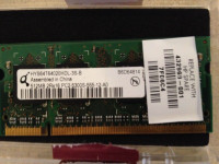 DDR2 Laptop Ram 2 X 512mb