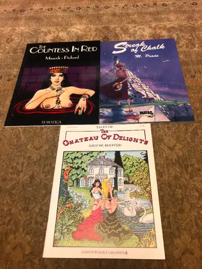 Graphic Adult Novels by Crepax, Prado, Willingham, Varenne, View more