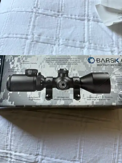 Barska scope 3-9x42 IR plus more BB Items inquire Pickup East Mountain Hamilton. Upper Gage and Moha...