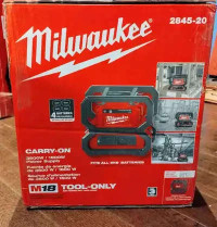Milwaukee Carry-On 3600W / 1800W Power Supply M18 2845- 20