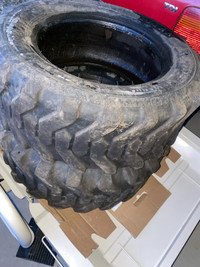 10 x 16.5 Titan Trac skid steer tires modest tread