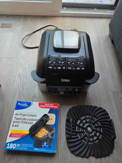 Ninja Foodi Smart 5-in-1 Air Fryer and Indoor Grill, View more