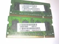 HYNIX 512MB PC2-5300S-555-12 - 2 Cartes Mémoire RAM