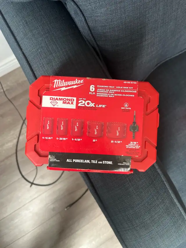 Milwaukee Diamond Max Hole Saw Kit in Power Tools in Oshawa / Durham Region - Image 2