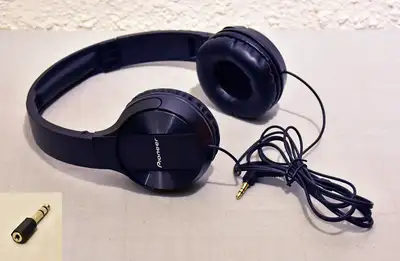 Pioneer Wired Folding Headphones with Adapter Jack, View more