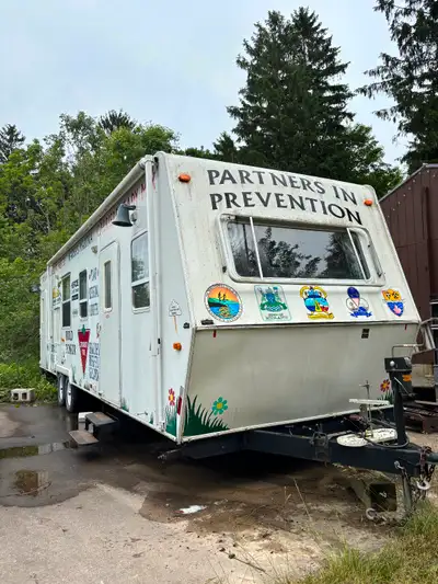 Was used as a fire safety education unit Use as is or great to make your own custom rv/tiny house Dr...