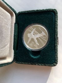 $20 CALGARY OLYMPIC WINTER GAMES SILVER COIN Figure Skating