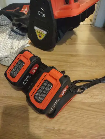 Powerful Benchmark Electric shovel snowblower., View more