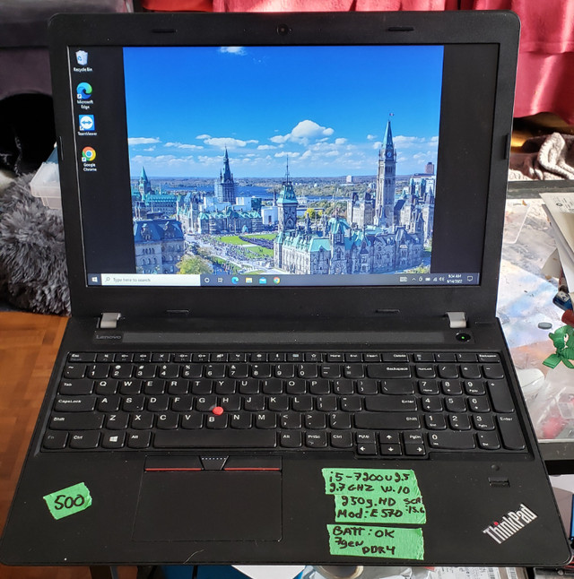 Lenovo laptop thinkpad i5 intel windows $ options Google Youtube in Laptops in Ottawa - Image 2
