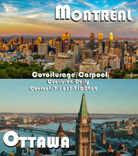 Covoiturage/Rideshare Montréal-Ottawa