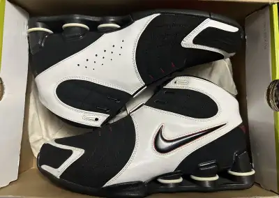 Nike Shox VC 5 White Black Red 2005 Size 8, View more
