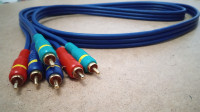 Cables vidéo 1.8M RCA Component Video Cables