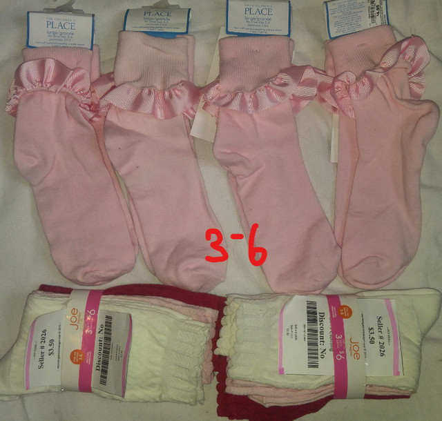 Large Selections of NEW Girls Socks in Clothing - 5T in London