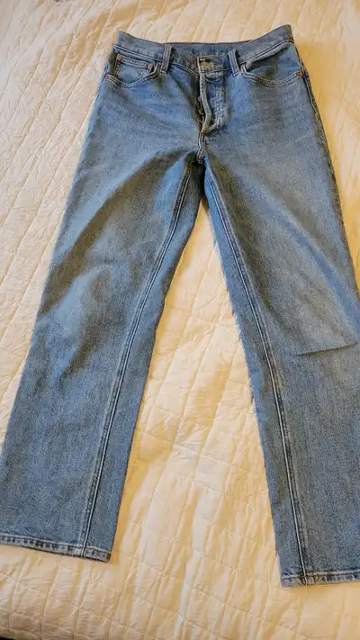 Denim Forum The Arlo High Rise Straight Jean, View more