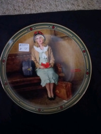 A Young Girl's Dream, Norman Rockwell collector plate