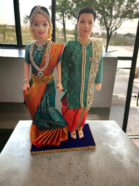 Indian wedding dolls
