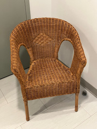 IKEA Rattan/Bamboo Armchair