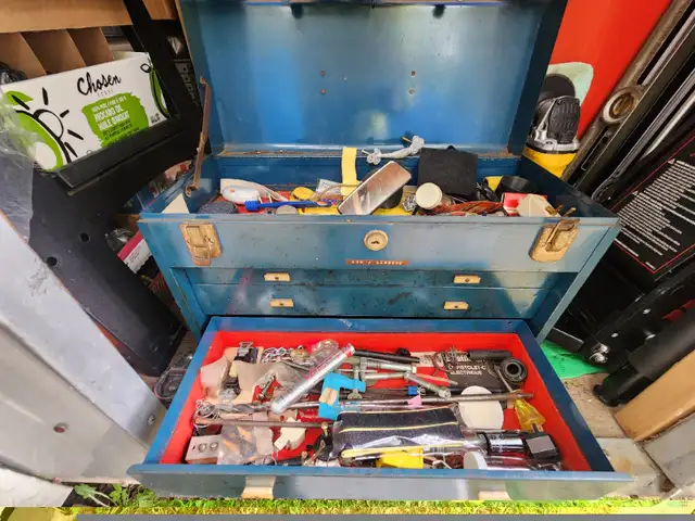 Canadian Tire 3 Drawers Machinist Top Handle Tool Chest Kennedy in Tool Storage & Benches in Windsor Region - Image 4