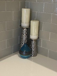 Candle Holders and Candles Combo - Set