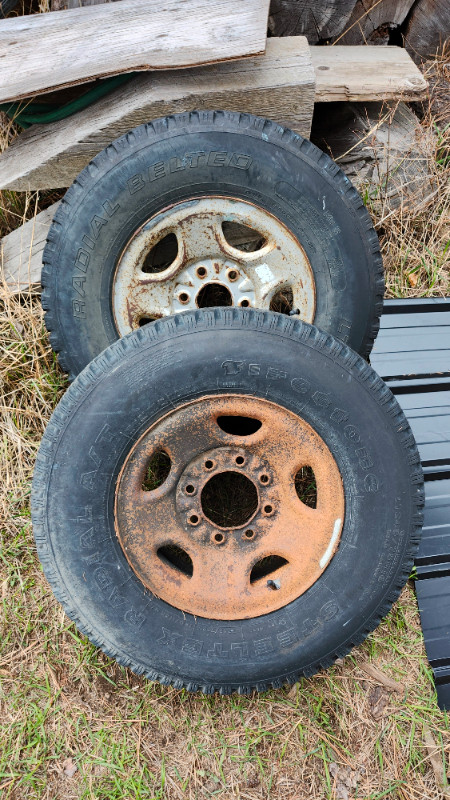 Truck tires 2, plus rims in Tires & Rims in Cranbrook