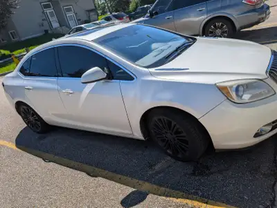 I have a 2012 Buick verano for sale. It's pro light color. It's in good condition. Drives runs good....