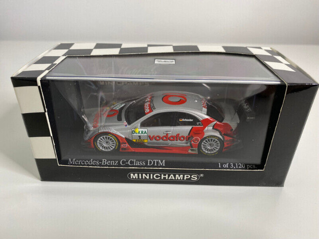 1:43 Diecast MINICHAMPS Mercedes-Benz C-Class AMG Team Vodafone in Arts & Collectibles in City of Toronto
