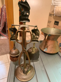 Brass Fireplace tools
