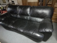 Leather couch/sofa