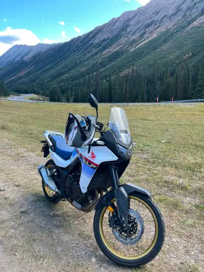 2025 Honda Transalp 750. Immaculate condition, never been off-road. Extended warranty until 2030. Fi...