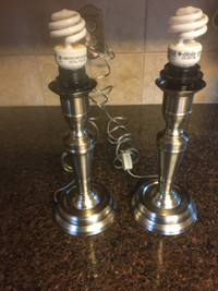 $REDUCED Ikea Nickel Plated Lamps 