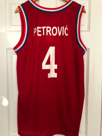Drazen Petrovic Croatia Team Basketball Jersey