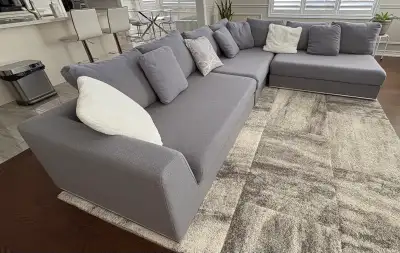Structube Grey Sectional Sofa, View more