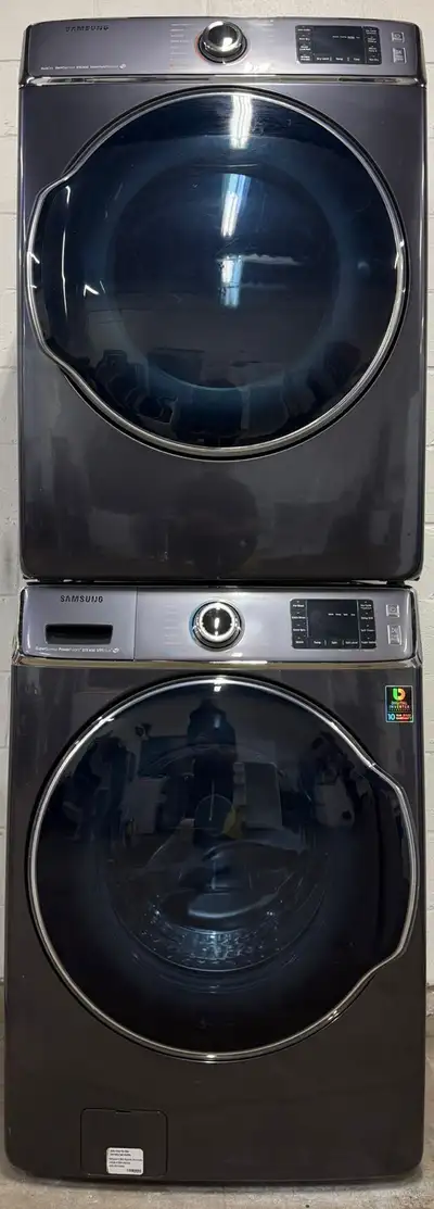 -BIG Capacity Stackable Set “SAMSUNG” Washer / Dryer H43/W30/D33, View more