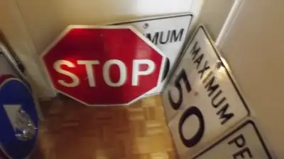 Parking SIGNS-ROAD SIGNS-STREET SIGNS-TRAFFIC-GARAGE-MANCAVE, View more