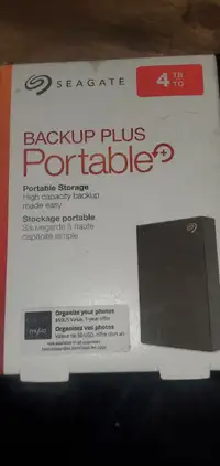 Seagate Portable External 4 TB HD NEW Cheap!