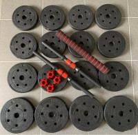 Adjustable Weight Plates Sets Brand new 40 Kg/88 Lbs