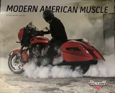 2017 Victory Motorcycles Original 68 Pg Dealer Brochure, View more