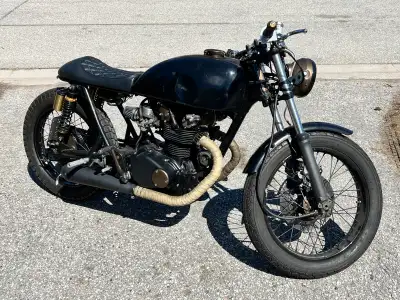 1975 CB500T - purchased in 2018 as a project, had a local fabricator modify the subframe to shorten...