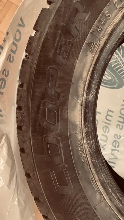 For Sale: Set of 4 Winter Tires – 215/60R16 Details: Size: 215/60R16 Load Index / Speed Rating: 95H...