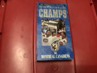 1993 CHAMPS -VHS- Montreal Canadiens, PU L6y4y5 , View more