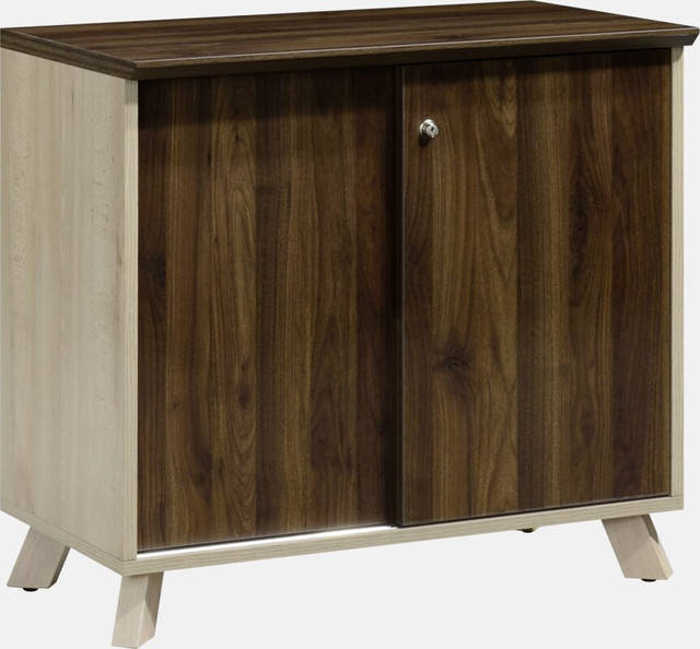 Slick columbia walnut Wooden Sliding Door Storage Cabinet with A in Other in City of Toronto